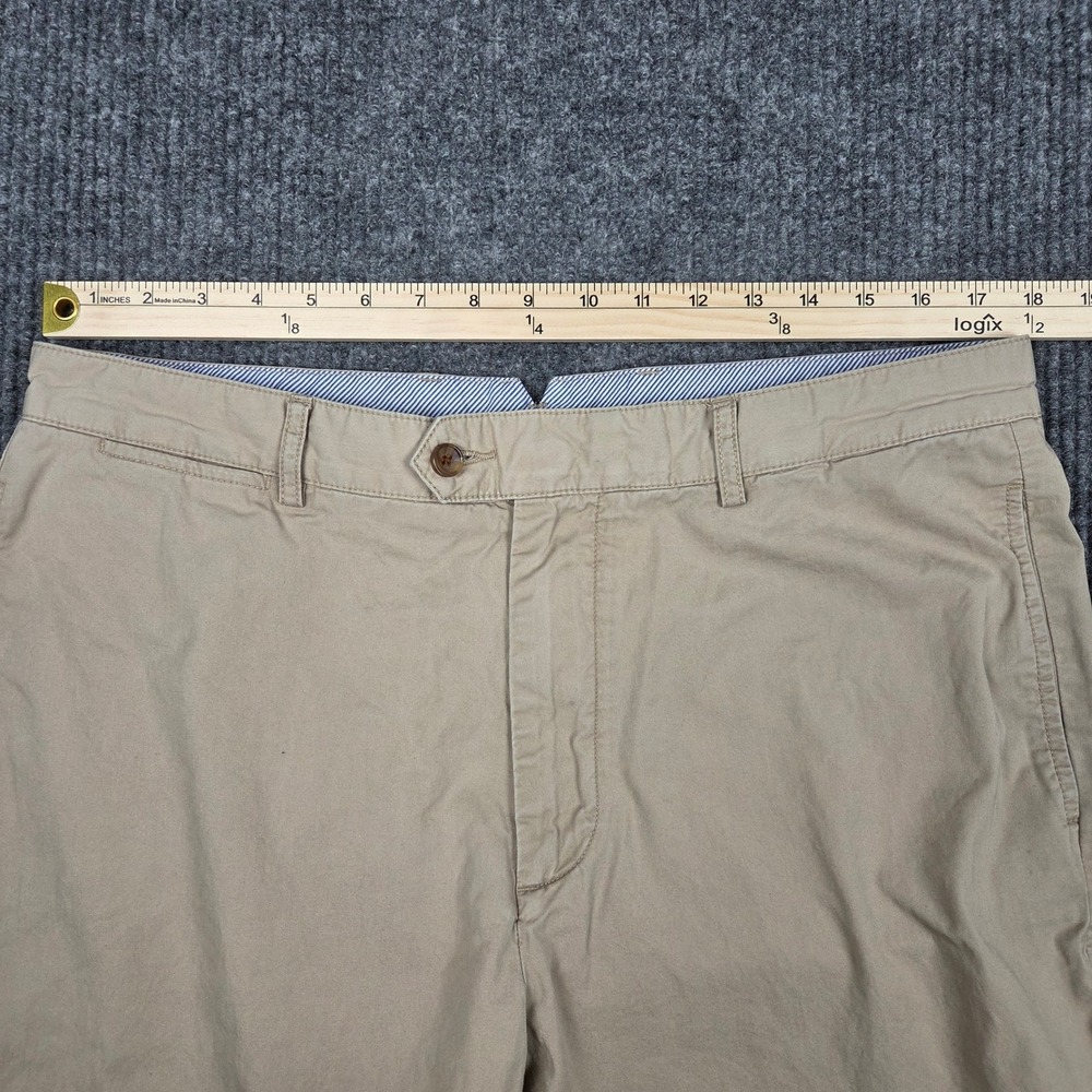Cremieux Mens Khaki Chino Pants 36x32 Straight Leg Cotton Tan 26192 - Picture 6 of 7